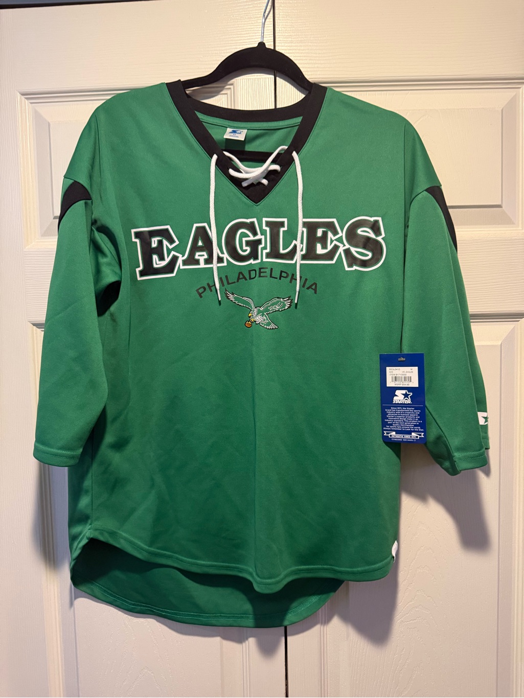 Starter Green Blue Team Hang Tag